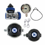 Halcyon Single Tank Long Hose Regulator Set H50 Halo/Aura