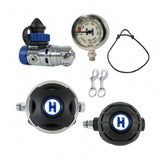 Halcyon Single Tank Long Hose Regulator Set H75 Halo/Aura